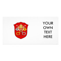 Vatican Coat of Arms Customized Photo Card