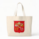 Vatican Coat of Arms Tote Bag by FlagTshirts Vatican Coat of Arms Tote Bag
