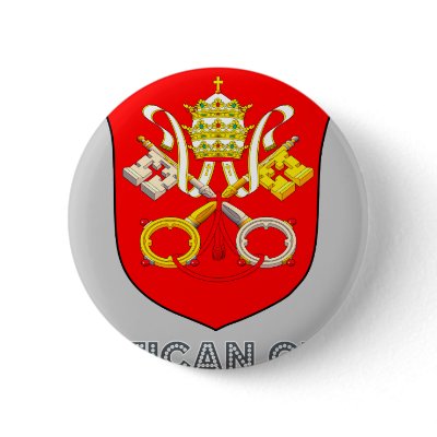 Vatican Emblem Button by FlagStore