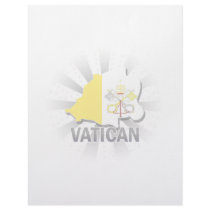 Vatican Flag Map 2.0 Custom Letterhead