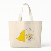 Vatican flag map bags