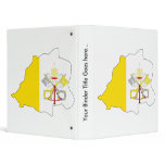 Vatican Flag Map full size binders