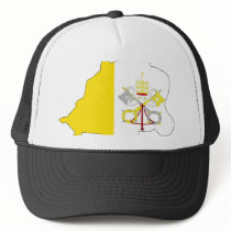 Vatican flag map hats
