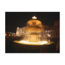 Vatican fountains, Bernini postcards by Barnabas7 Vatican fountains, Bernini postcards