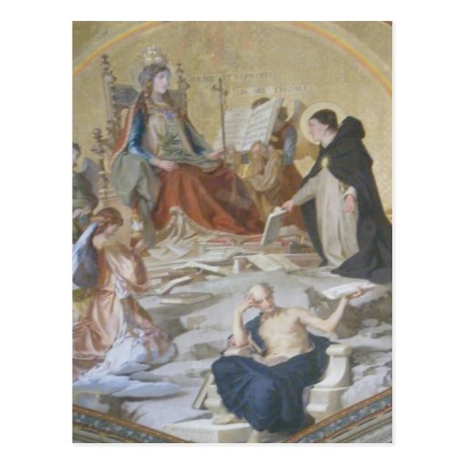 Vatican Fresco Painting Postcard