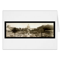 Vatican Garden Rome Photo 1909 cards