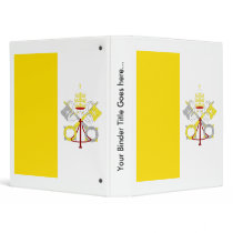 Vatican High quality Flag 3 Ring Binder