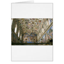 Vatican Sistine Chapel Card