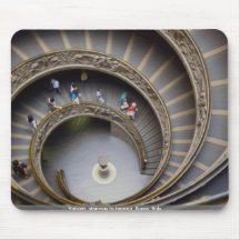 Vatican, stairway to heaven, Rome, Italy Mouse Pads