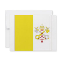 Vatican State Flag Custom Invites