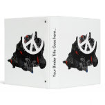 Vatican Trendy Peace Sign with Vatican map binders