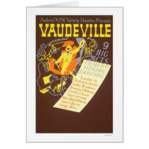 Vaudeville 9 Big Acts 1937 WPA cards