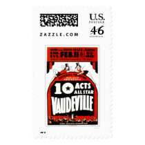 Vaudeville All Star 1938 WPA Postage