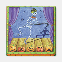 Vaudeville Skeleton Magnet