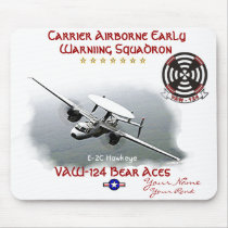 VAW-124 Bear Aces, E-2C HAWKEYE Mouse Pads