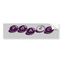 VBA2C bumper stickers