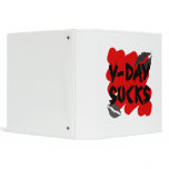 vday sucks 3 ring binders