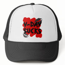 vday sucks trucker hat