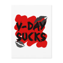 vday sucks postcard