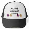 vdfav, vdfav, We belong together like Peanut Bu... hats by Emsters_Art vdfav, vdfav, We belong together like Peanut Bu... hats