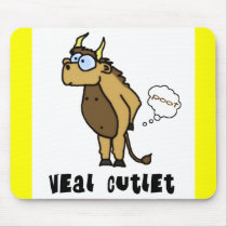 Veal Cutlet Mousepad by ticklemonkey Veal Cutlet Mousepad