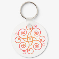 Vector Art: Gradient Spirals: keychains