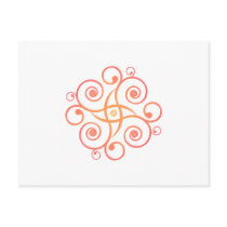 Vector Art: Gradient Spirals: postcards