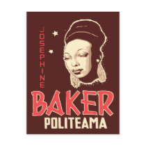 Vector Art Josephine Baker at the Politeama Postcard