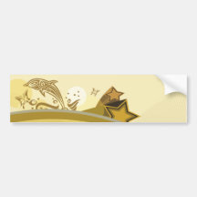 vector-background bumper sticker