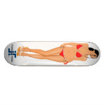 Vector Bathing Beauty Skate Board
