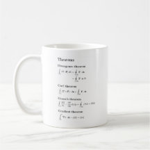 Vector calculus mug
