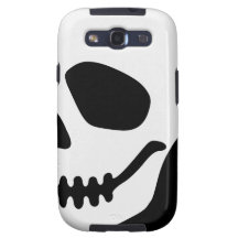 Vector Cartoon Skull Galaxy SIII Case