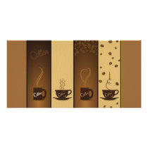 vector coffee banners photo card template