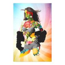 Vector Female poster - Original Graphic Design