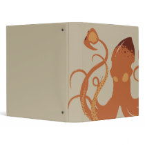 Vector Giant Squid School Binder Folder