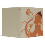 Vector Giant Squid School Binder Folder