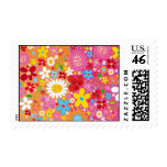 Vector_Heart_Flowers.ai Postage Stamps