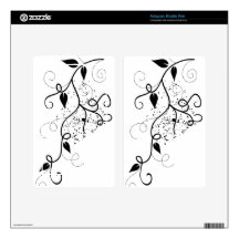 Vector ivy swirl branch girly chic floral nature
