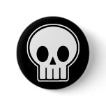 Vector Skull Halloween buttons