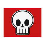 Vector Skull Halloween postcards
