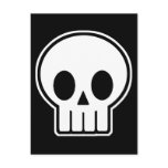 Vector Skull Halloween postcards