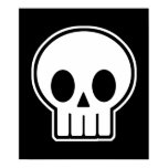 Vector Skull Poster / Print
