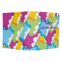 vector sticker stickerbook notebook binders