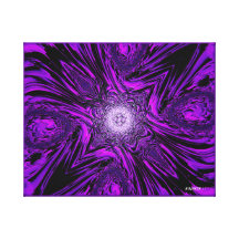 vector-uno del purpple impresion de lienzo