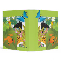 Vector Wild Animals Illustration Notebook binders by dooni_notebooks Vector Wild Animals Illustration Notebook binders