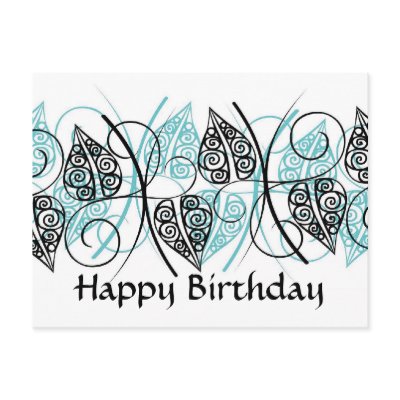 Vectors - Happy Birthday - Customized Post Card by myhome71