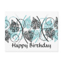 Vectors - Happy Birthday - Customized postcards