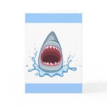 vectorstock_383155 Cartoon Shark Teeth hungry Card