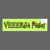 veerga pana bumper stickers