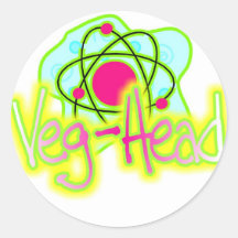veg head round sticker